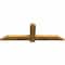 Ekena Millwork Eugene Rough Sawn Timber Gable Bracket, Western Red Cedar, 48"W x 16"H x 2"D x 4"F, 8/12 Pitch GBW048X16X0204EUG00RWR - alternate 2
